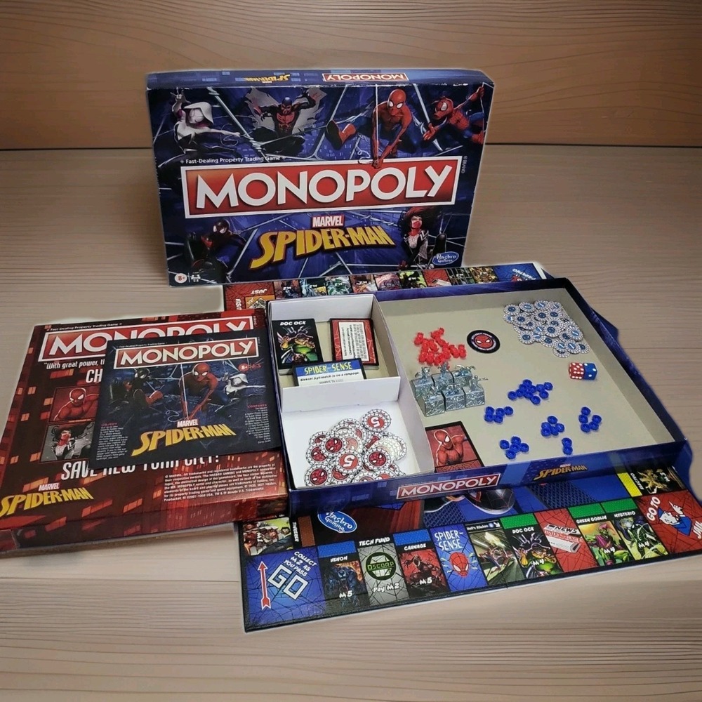 Hasbro Marvel's Spider-Man Board Game Pre-owned 100% Complete
